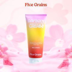Kem dưỡng Cao cấp Five Grains trắng da Niacinamide, Alpha-Arbutin nâng tone ban ngày 200ML