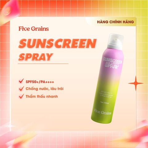 Xịt chống nắng Cao cấp Five Grains nâng tone Pro-Xylane 160ML