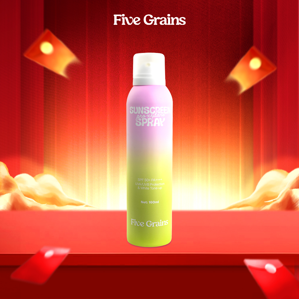 Xịt chống nắng Cao cấp Five Grains nâng tone Pro-Xylane 160ML