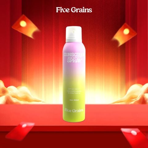 Xịt chống nắng Cao cấp Five Grains nâng tone Pro-Xylane 160ML