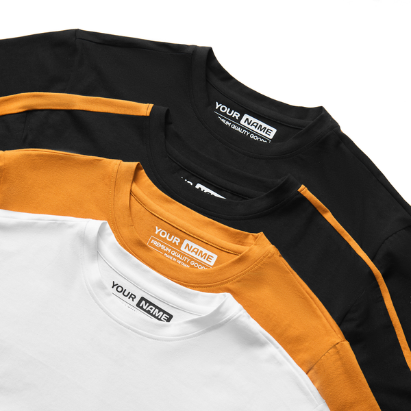 Áo Thun Unisex YOURNAME Form Rộng - Mềm Mịn Mặc Mát, Co Dãn 4 Chiều Thoải Mái, Vải Cotton Cao Cấp Không Kích Ứng