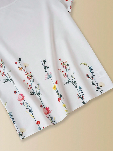 Set đồ 2 món hoạ tiết nhẹ nhàng, phong cách casual mặc thường ngày YN006