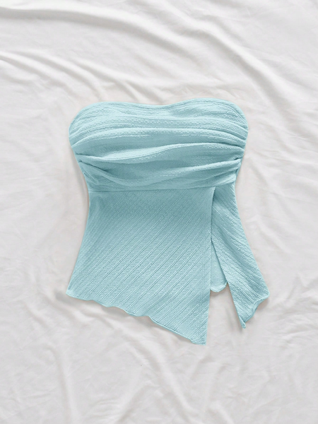 Áo Quây Nữ Dáng Ôm Xếp Ly - Áo Ống Croptop Đi Biển, Dự Tiệc Hẹn Hò YN018