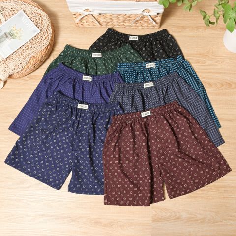 Quần đùi nam vải LỤA NHẬT mặc mát cực khi ngủ, nhiều màu, hạn chế nhăn, đủ size từ 45kg - 90kg