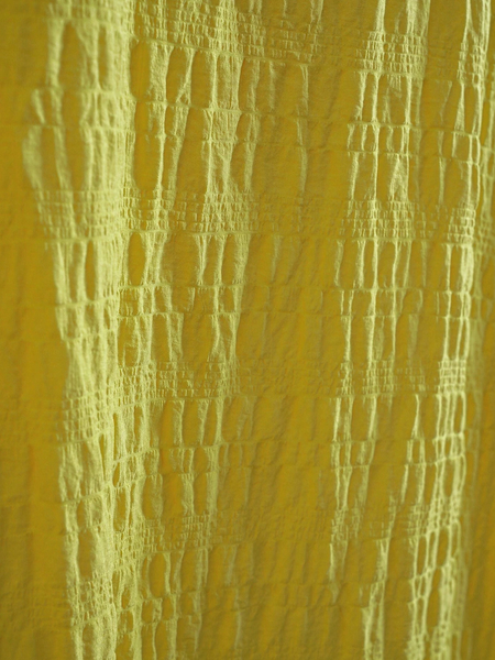 Đầm Big Size Nữ Cổ Chữ V Tay Ngắn Dáng Suông, Nhấn Nhún Phong Cách Tự Do YN036