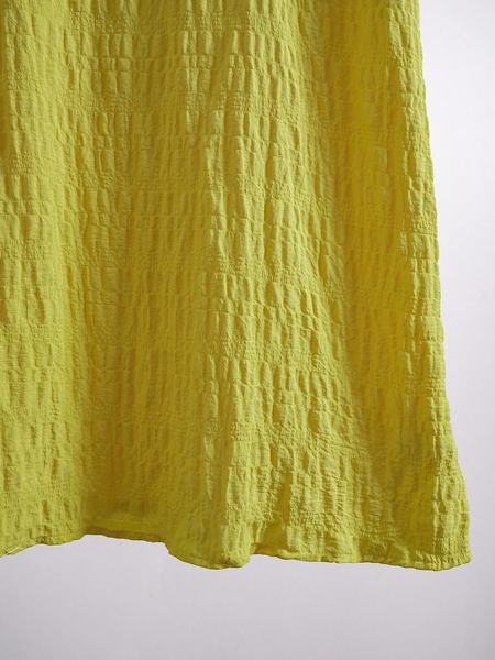 Đầm Big Size Nữ Cổ Chữ V Tay Ngắn Dáng Suông, Nhấn Nhún Phong Cách Tự Do YN036