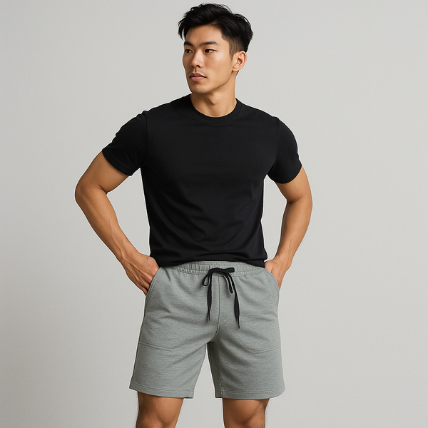 Quần Đùi Thun YOURNAME Active - Mặc Thường Ngày Dễ Phối Đồ Chất Thun Cotton Dày Co Giãn Dễ Chịu