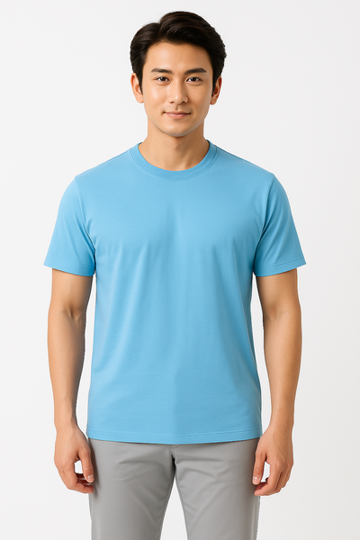 Áo Thun Trơn YOURNAME Vải Pique Cá Sấu Mỹ Cao Cấp 230gsm, Co Giãn 4 Chiều, Mềm Mát, Nhiều Màu