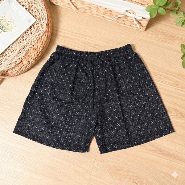 Quần đùi nam vải LỤA NHẬT mặc mát cực khi ngủ, nhiều màu, hạn chế nhăn, đủ size từ 45kg - 90kg