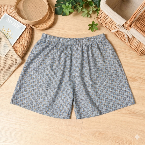 Quần đùi nam vải LỤA NHẬT mặc mát cực khi ngủ, nhiều màu, hạn chế nhăn, đủ size từ 45kg - 90kg