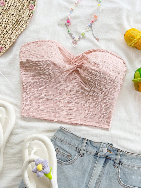 Áo Croptop Nữ Vặn Eo Tôn Dáng YN087