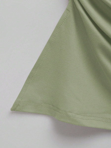 Áo Thun Dệt Kim Cúp Ngực Big Size Xếp Ly Xẻ Tà YN099