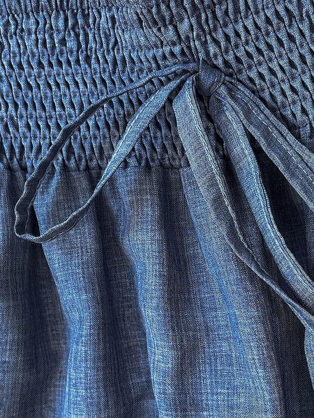 Quần Nữ Big Size Lưng Dây Rút Màu Trơn Dáng Suông YN114