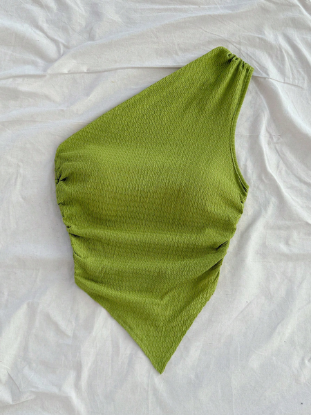 Áo Blouse Nữ Cổ Xéo Phá Cách YN122