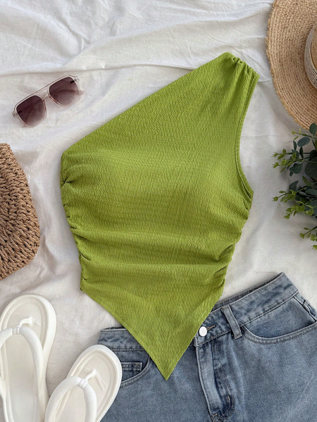 Áo Blouse Nữ Cổ Xéo Phá Cách YN122