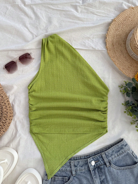 Áo Blouse Nữ Cổ Xéo Phá Cách YN122