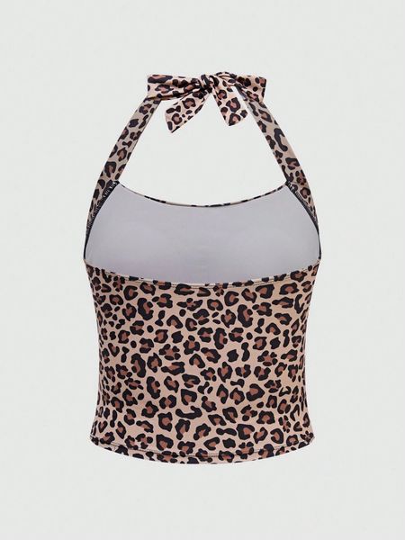 Áo Yếm Nữ Họa Tiết Da Báo Sát Nách YN165