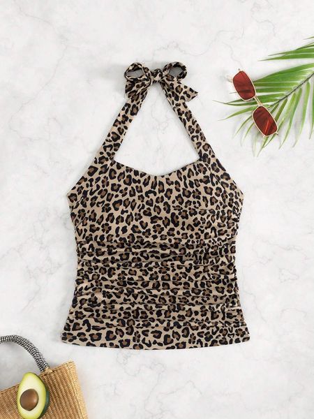 Áo Yếm Nữ Họa Tiết Da Báo Sát Nách YN165