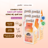Combo 5 Trà gạo lứt mầm gừng sẻ quế chi Good Lứt - Thư giãn tinh thần, làm ấm cơ thành phần tự nhiên, an toàn, 150G