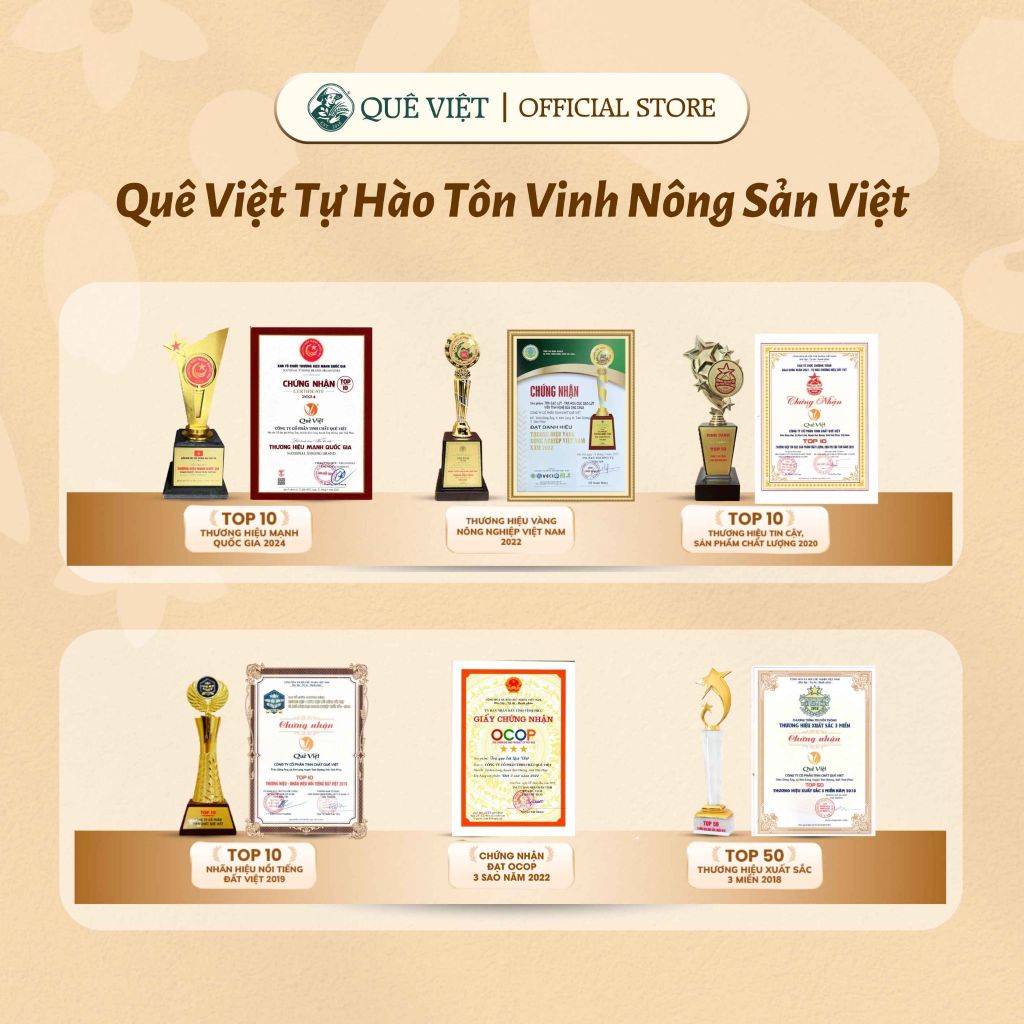 Trà gạo lứt hoa cúc Quê Việt
