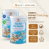 Combo 2 lon sữa hạt dinh dưỡng Quê Việt (không đậu nành) - Lon 500G
