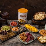 Combo 2 hộp Granola ngũ cốc siêu hạt Quê Việt - Hộp 500G