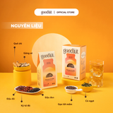 Trà gạo lứt mầm gừng sẻ quế chi Good Lứt - Thư giãn tinh thần, làm ấm cơ thể nguyên liệu an toàn, tự nhiên - Hộp 150G