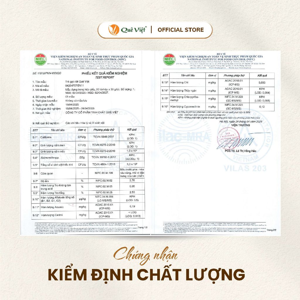 Combo 3 hộp Trà gạo lứt Quê Việt thanh lọc gan, giải độc cơ thể TẶNG 1 trà Good Lứt 150G - Hộp 600G, 450G