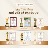 Combo 3 Trà Gạo lứt Gừng Quế Quê Việt ấm bụng ngày dâu TẶNG 1 trà Good Lứt 150G - Hộp 400G