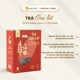 Combo 3 hộp Trà gạo lứt Quê Việt thanh lọc gan, giải độc cơ thể TẶNG 1 trà Good Lứt 150G - Hộp 600G, 450G