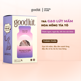 Combo 3 Trà gạo lứt mầm hoa hồng tía tô Good Lứt