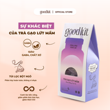 Trà gạo lứt mầm hoa hồng tía tô Good Lứt - Thư giãn tinh thần, cải thiện tiêu hoá, dưỡng sáng da an toàn lành tính - Hộp 150G