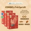 Combo 3 Hộp Trà gạo lứt lợi sữa Quê Việt hỗ trợ lợi sữa cho mẹ sau sinh, nguyên liệu tự nhiên an toàn cho mẹ bầu [150g,450g, 600g]