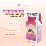 Trà gạo lứt mầm đậu đen kỷ tử Good Lứt - Thanh lọc cơ thể tự nhiên, lành tính hỗ trợ cải thiện vóc dáng 150G