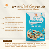 Sữa hạt dinh dưỡng Quê Việt (Không đậu nành) - Hộp 500G (20 túi x 25G)