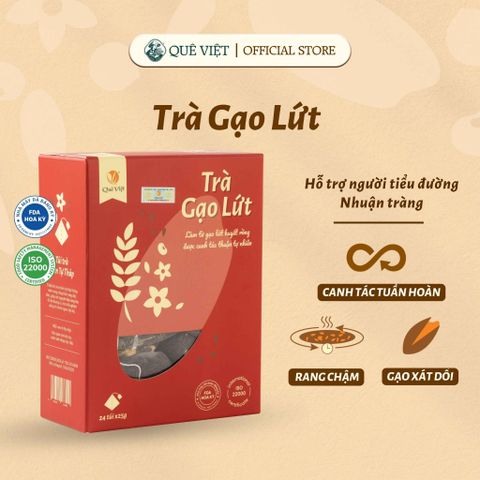 Trà gạo lứt Quê Việt