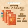 Combo 3 hộp Trà gạo lứt dưỡng nhan Quê Việt dưỡng nhan, bổ huyết, chống lão hoá [100, 200g] + Tặng 5 hộp trà dưỡng nhan 100g