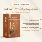 Combo 3 hộp Trà gạo lứt Đông trùng hạ thảo Quê Việt TẶNG 1 trà Good Lứt 150G - Hộp 600G, 450G