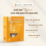 Trà gạo lứt hoa cúc Quê Việt - Hộp 600G, 450G, 150G