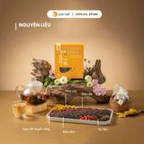 Combo 3 hộp Trà gạo lứt hoa cúc Quê Việt TẶNG 1 trà Good Lứt 150G - Hộp 600G, 450G