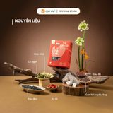 Combo 3 hộp Trà gạo lứt Quê Việt thanh lọc gan, giải độc cơ thể TẶNG 1 trà Good Lứt 150G - Hộp 600G, 450G