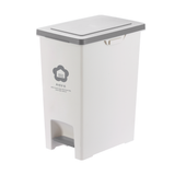  Thùng rác đạp chữ nhật Hiro 30L (kèm ruột) 