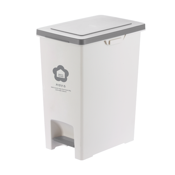  Thùng rác đạp chữ nhật Hiro 30L (kèm ruột) 
