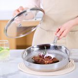  Chảo Inox Nguyên khối 5 lớp Sora 24cm (chảo rán) 