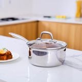  Quánh Inox Nguyên khối 5 lớp Sora 18cm 