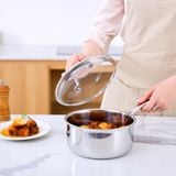  Quánh Inox Nguyên khối 5 lớp Sora 18cm 
