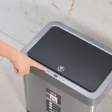  Thùng rác cảm ứng 2 ngăn Hiro Mirage 10L+10L 
