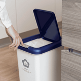  Thùng rác đạp chữ nhật Hiro 20L (kèm ruột) 