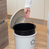  Thùng rác đạp tròn Hiro 6L 