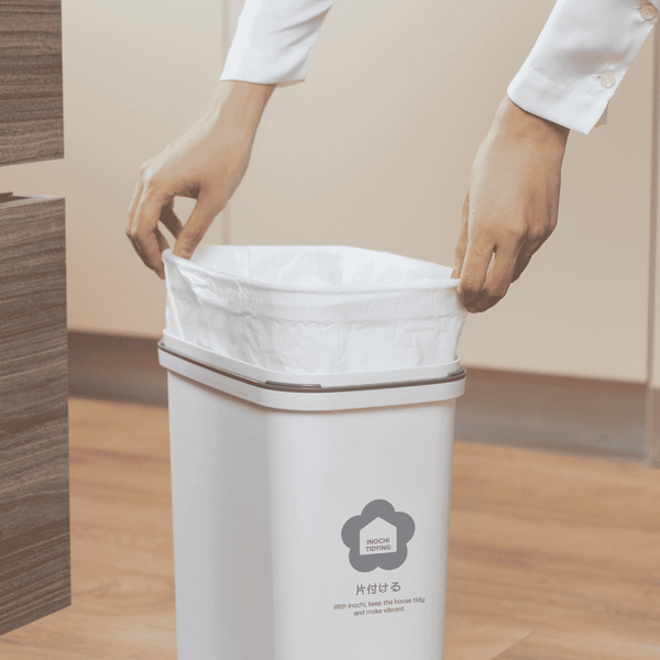  Thùng rác nắp lật Hiro 10L (kèm ruột) 